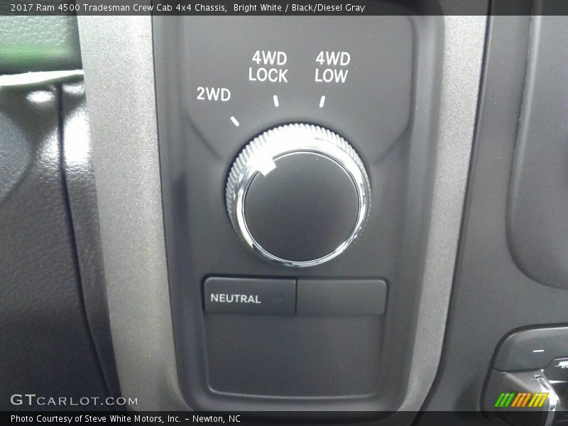 Bright White / Black/Diesel Gray 2017 Ram 4500 Tradesman Crew Cab 4x4 Chassis