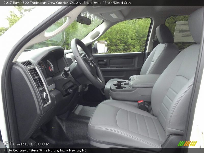 Bright White / Black/Diesel Gray 2017 Ram 4500 Tradesman Crew Cab 4x4 Chassis