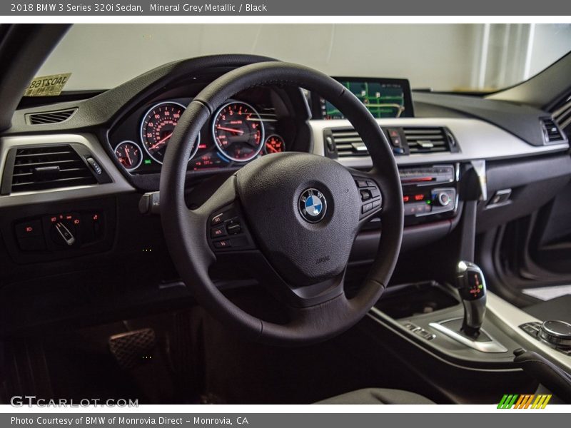 Mineral Grey Metallic / Black 2018 BMW 3 Series 320i Sedan