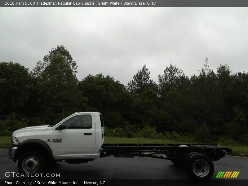 Bright White / Black/Diesel Gray 2018 Ram 5500 Tradesman Regular Cab Chassis