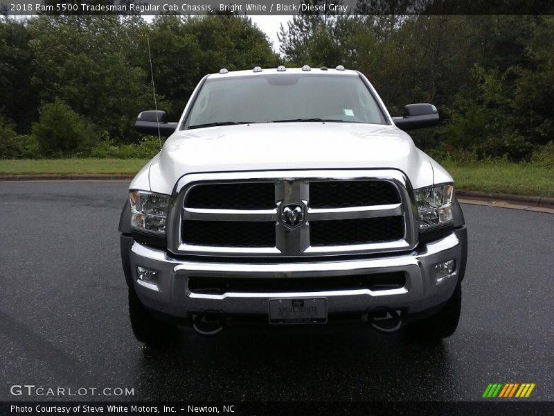 Bright White / Black/Diesel Gray 2018 Ram 5500 Tradesman Regular Cab Chassis