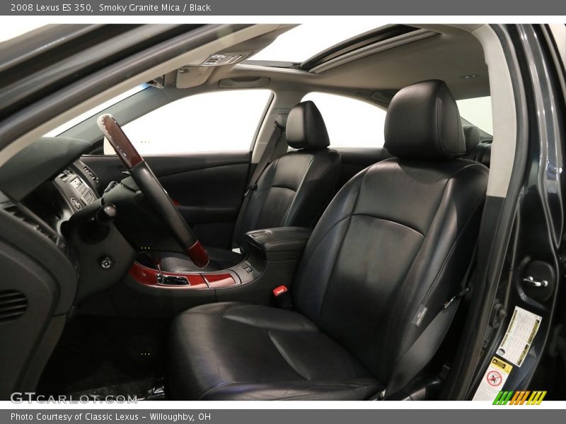 Smoky Granite Mica / Black 2008 Lexus ES 350