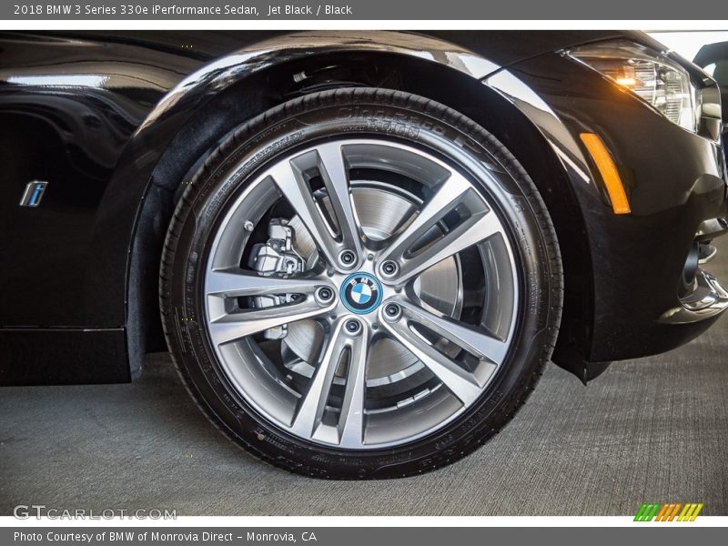 Jet Black / Black 2018 BMW 3 Series 330e iPerformance Sedan