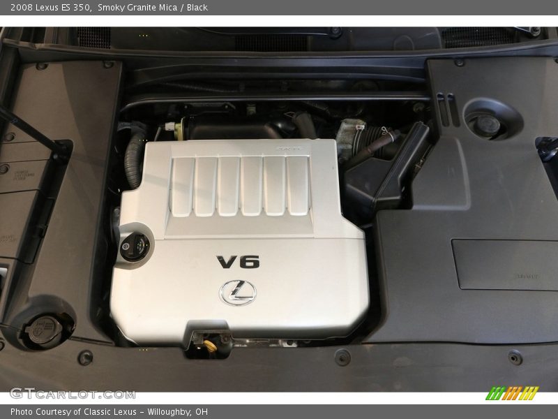 Smoky Granite Mica / Black 2008 Lexus ES 350