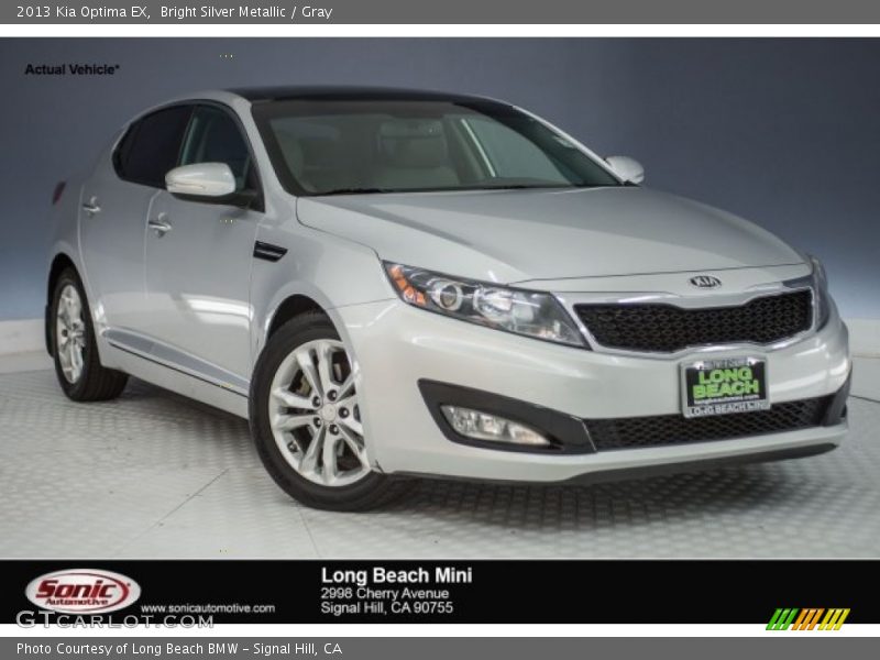 Bright Silver Metallic / Gray 2013 Kia Optima EX