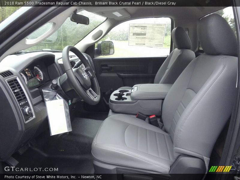  2018 5500 Tradesman Regular Cab Chassis Black/Diesel Gray Interior