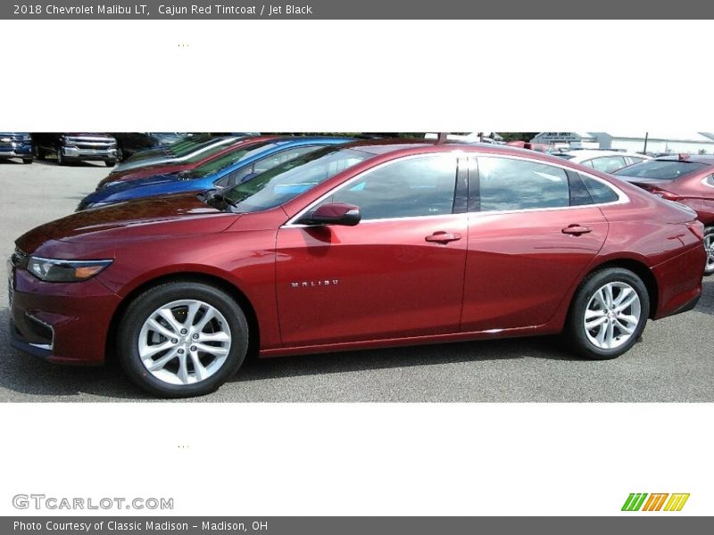 Cajun Red Tintcoat / Jet Black 2018 Chevrolet Malibu LT