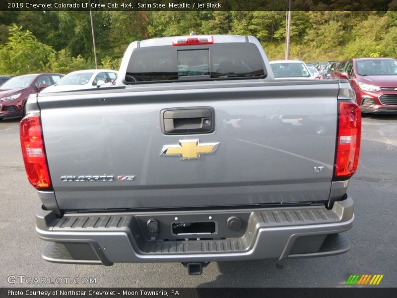 Satin Steel Metallic / Jet Black 2018 Chevrolet Colorado LT Crew Cab 4x4