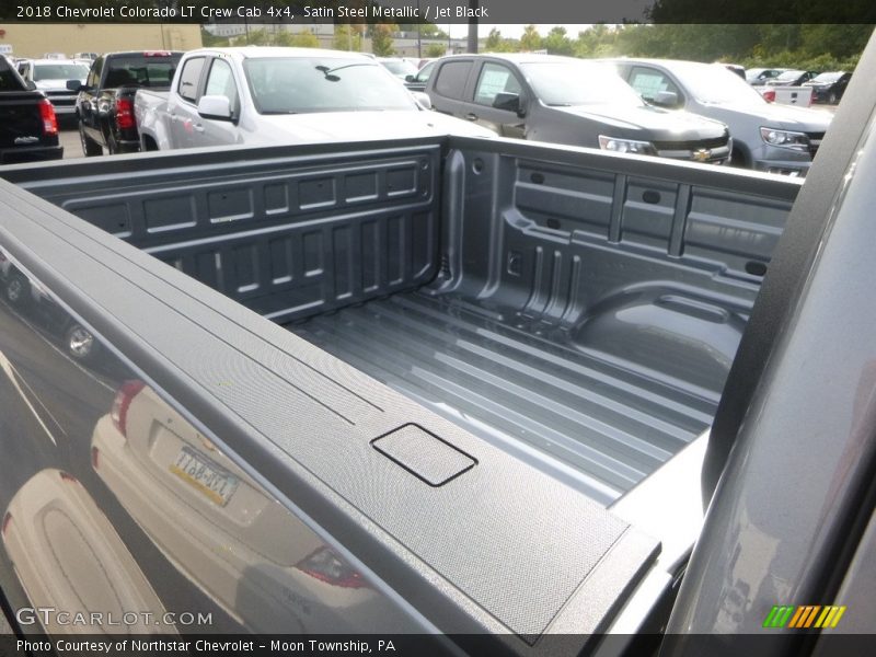 Satin Steel Metallic / Jet Black 2018 Chevrolet Colorado LT Crew Cab 4x4