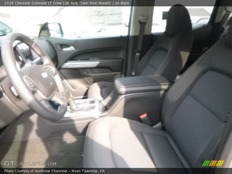 Satin Steel Metallic / Jet Black 2018 Chevrolet Colorado LT Crew Cab 4x4