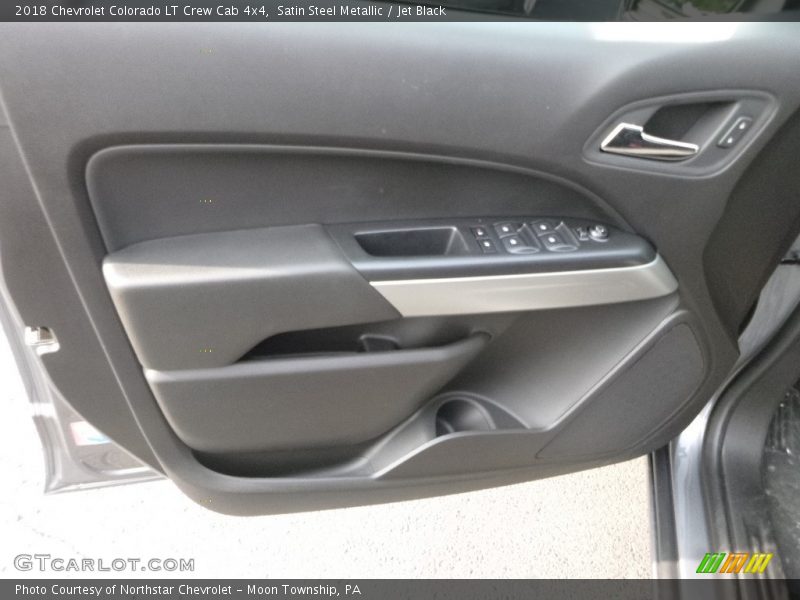 Satin Steel Metallic / Jet Black 2018 Chevrolet Colorado LT Crew Cab 4x4