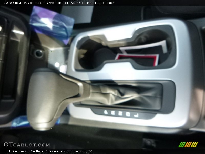 Satin Steel Metallic / Jet Black 2018 Chevrolet Colorado LT Crew Cab 4x4