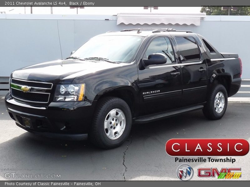 Black / Ebony 2011 Chevrolet Avalanche LS 4x4