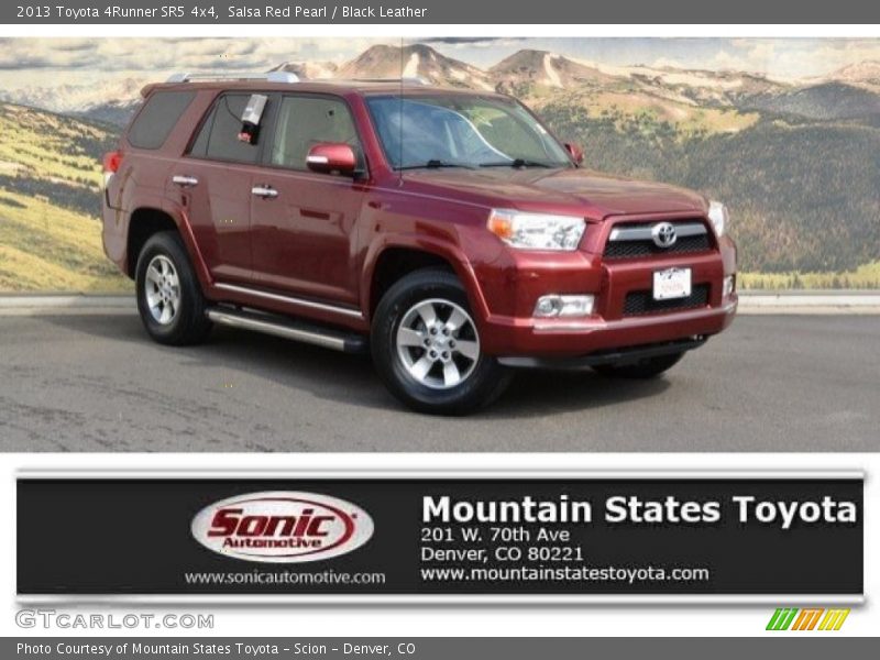 Salsa Red Pearl / Black Leather 2013 Toyota 4Runner SR5 4x4