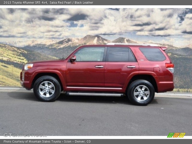 Salsa Red Pearl / Black Leather 2013 Toyota 4Runner SR5 4x4