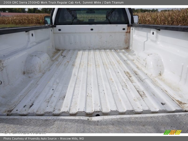 Summit White / Dark Titanium 2009 GMC Sierra 2500HD Work Truck Regular Cab 4x4