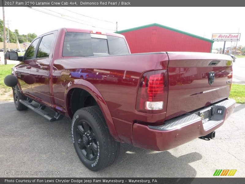 Delmonico Red Pearl / Black 2017 Ram 3500 Laramie Crew Cab 4x4