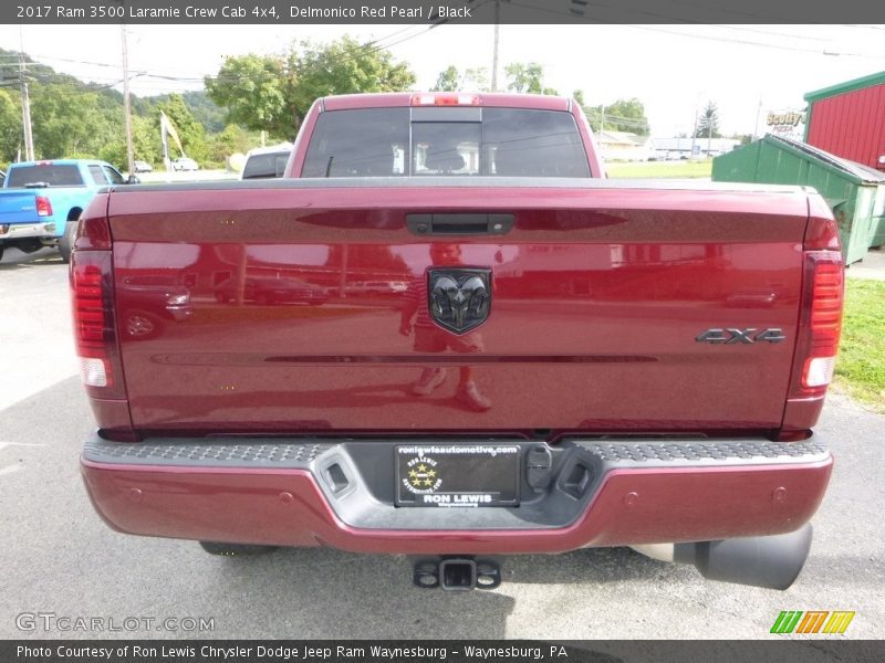 Delmonico Red Pearl / Black 2017 Ram 3500 Laramie Crew Cab 4x4