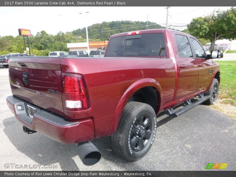 Delmonico Red Pearl / Black 2017 Ram 3500 Laramie Crew Cab 4x4