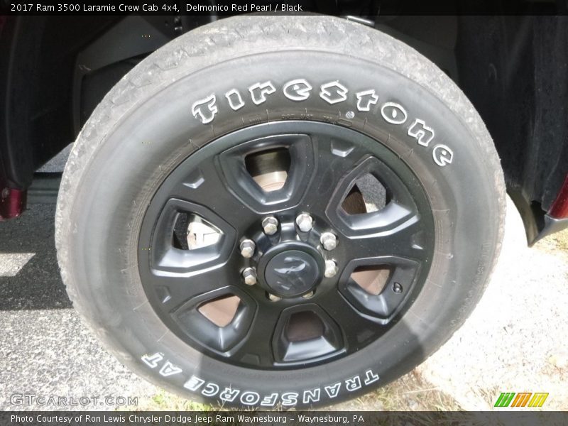 Delmonico Red Pearl / Black 2017 Ram 3500 Laramie Crew Cab 4x4