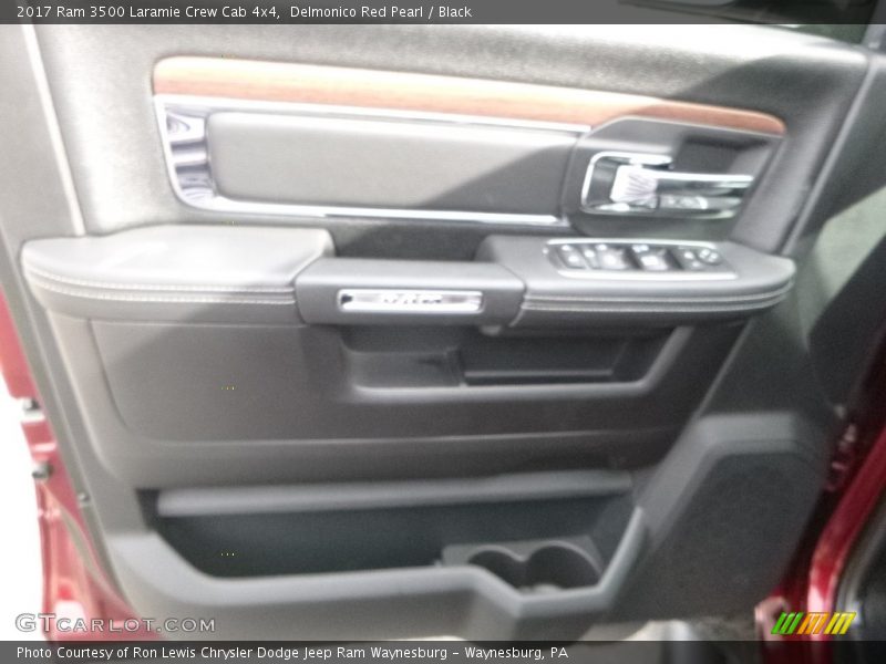 Delmonico Red Pearl / Black 2017 Ram 3500 Laramie Crew Cab 4x4