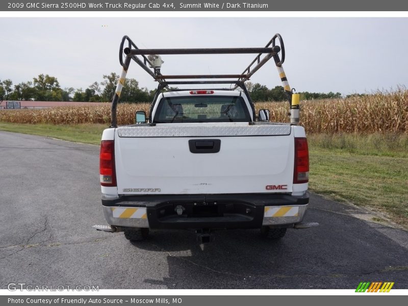 Summit White / Dark Titanium 2009 GMC Sierra 2500HD Work Truck Regular Cab 4x4