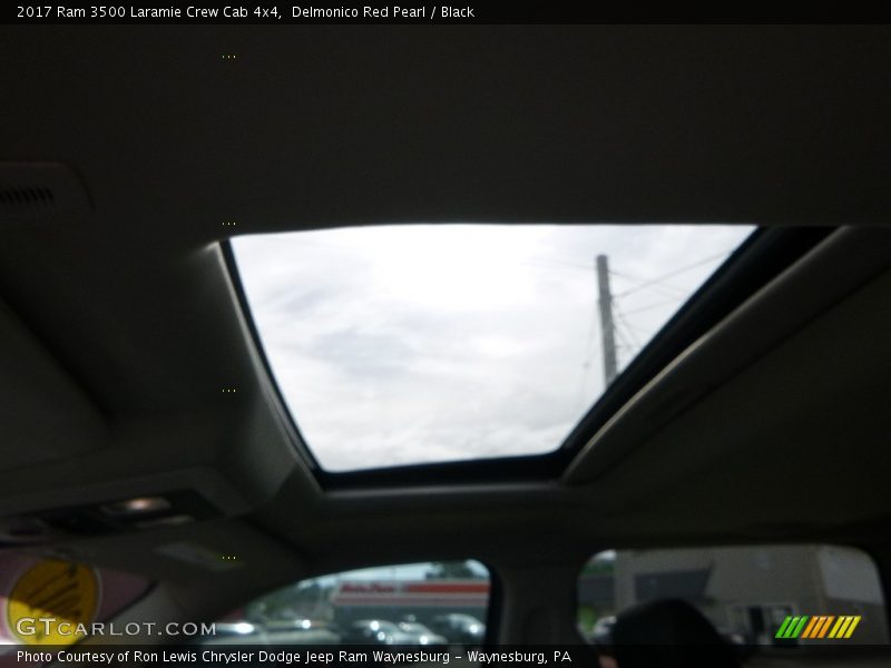 Delmonico Red Pearl / Black 2017 Ram 3500 Laramie Crew Cab 4x4