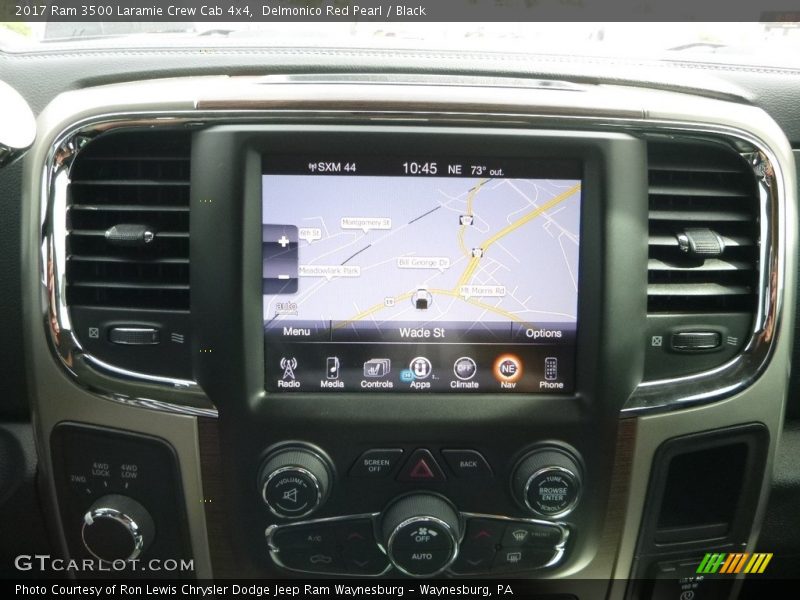 Delmonico Red Pearl / Black 2017 Ram 3500 Laramie Crew Cab 4x4