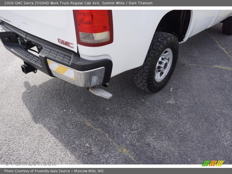Summit White / Dark Titanium 2009 GMC Sierra 2500HD Work Truck Regular Cab 4x4