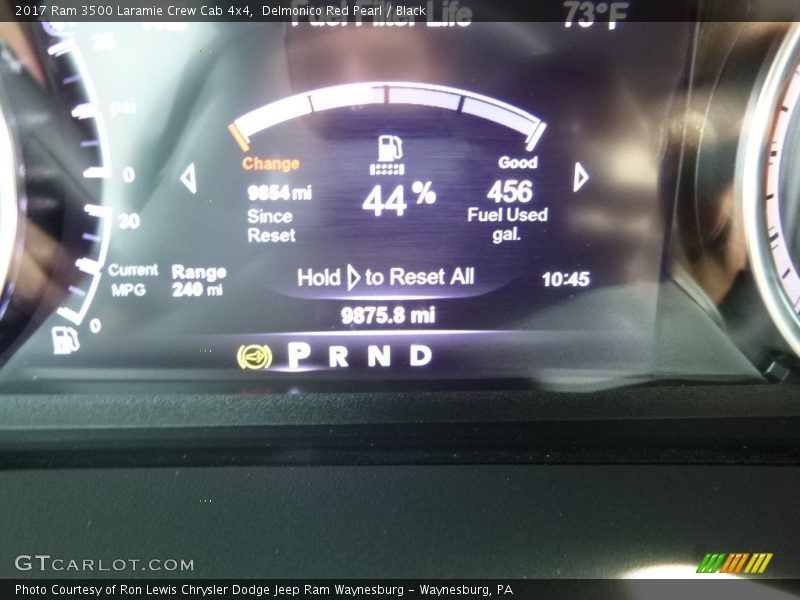 Delmonico Red Pearl / Black 2017 Ram 3500 Laramie Crew Cab 4x4