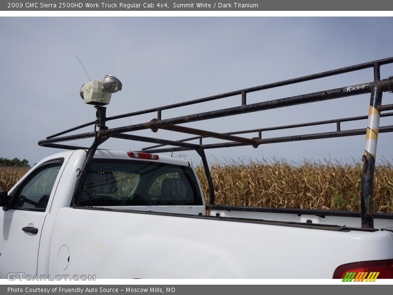 Summit White / Dark Titanium 2009 GMC Sierra 2500HD Work Truck Regular Cab 4x4