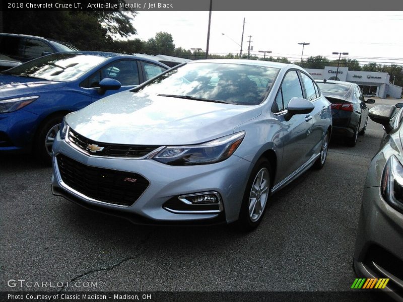 Arctic Blue Metallic / Jet Black 2018 Chevrolet Cruze LT