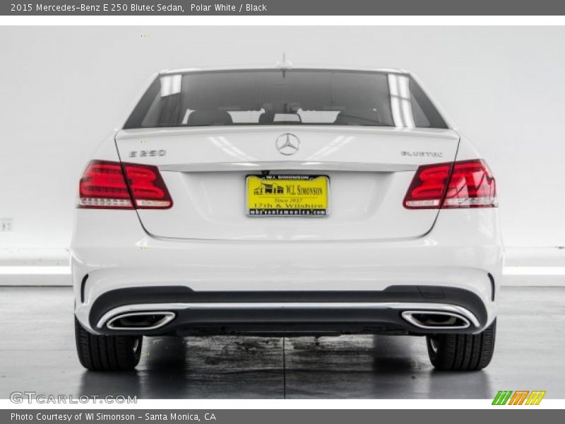 Polar White / Black 2015 Mercedes-Benz E 250 Blutec Sedan