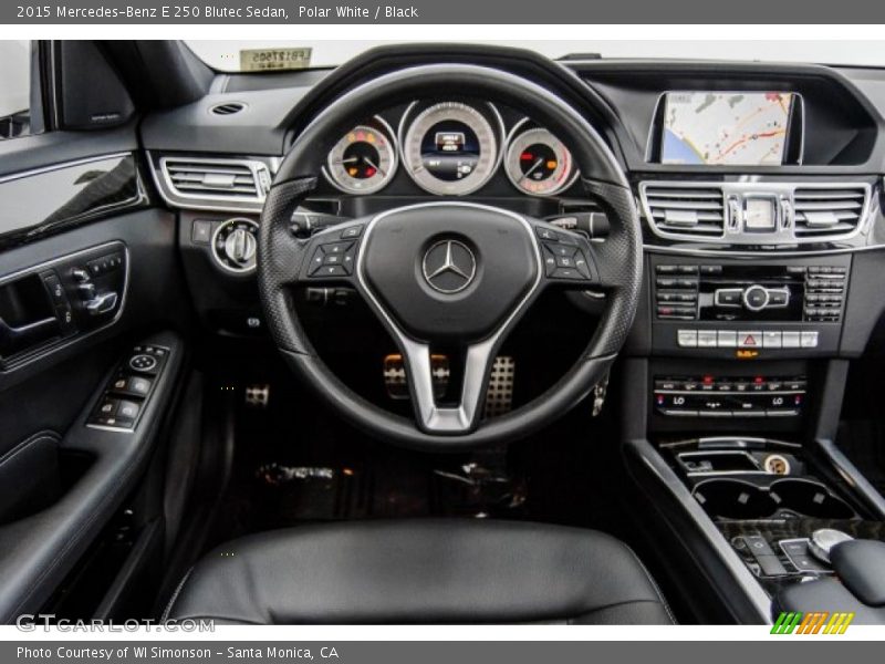 Polar White / Black 2015 Mercedes-Benz E 250 Blutec Sedan