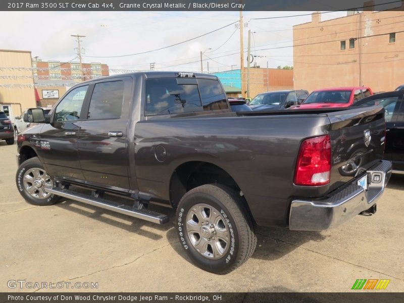 Granite Crystal Metallic / Black/Diesel Gray 2017 Ram 3500 SLT Crew Cab 4x4