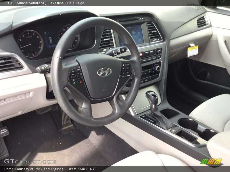 Lakeside Blue / Beige 2016 Hyundai Sonata SE