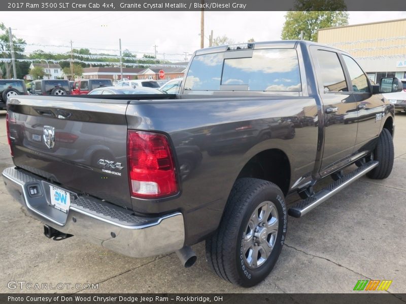 Granite Crystal Metallic / Black/Diesel Gray 2017 Ram 3500 SLT Crew Cab 4x4