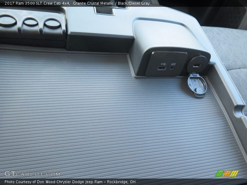 Granite Crystal Metallic / Black/Diesel Gray 2017 Ram 3500 SLT Crew Cab 4x4