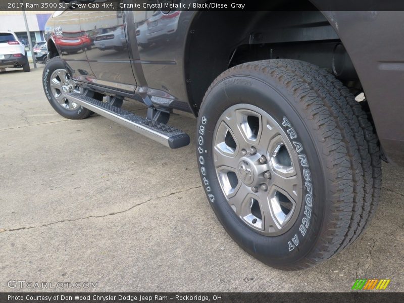 Granite Crystal Metallic / Black/Diesel Gray 2017 Ram 3500 SLT Crew Cab 4x4
