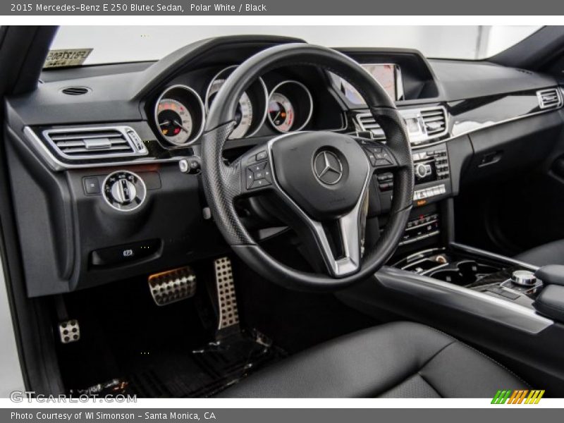 Polar White / Black 2015 Mercedes-Benz E 250 Blutec Sedan