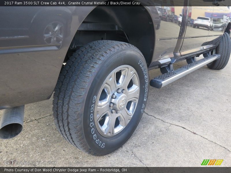 Granite Crystal Metallic / Black/Diesel Gray 2017 Ram 3500 SLT Crew Cab 4x4