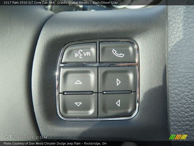 Granite Crystal Metallic / Black/Diesel Gray 2017 Ram 3500 SLT Crew Cab 4x4