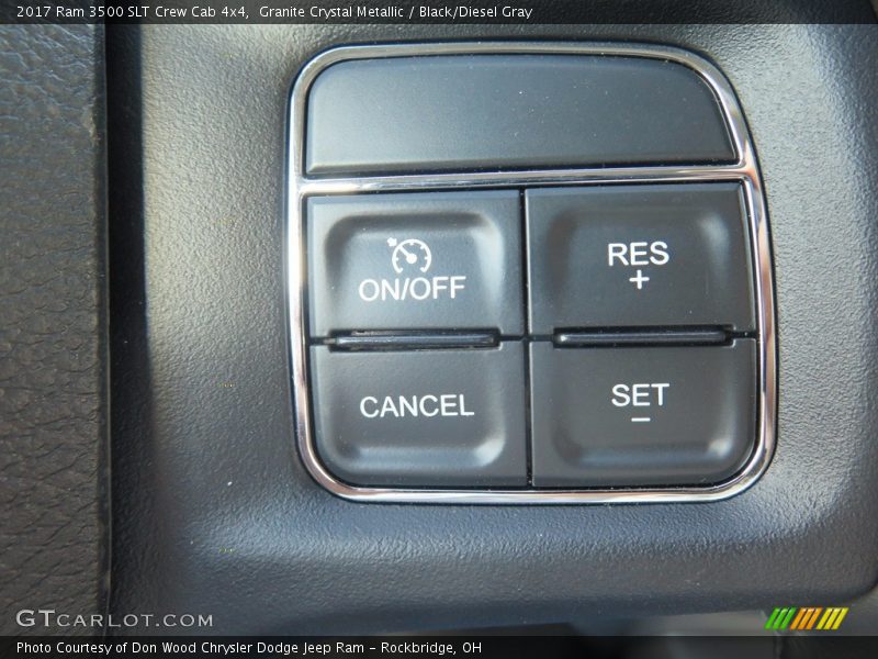 Granite Crystal Metallic / Black/Diesel Gray 2017 Ram 3500 SLT Crew Cab 4x4