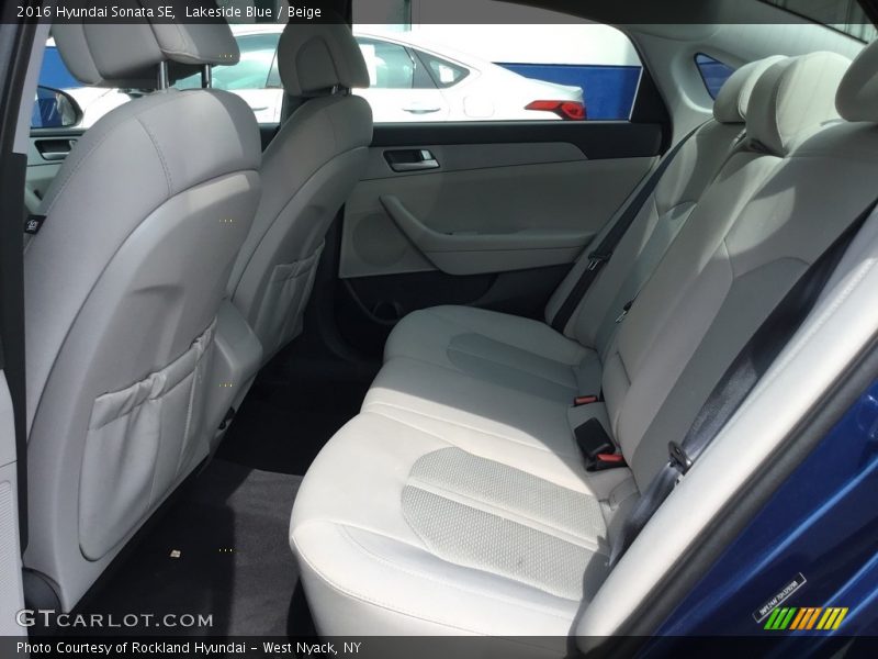 Lakeside Blue / Beige 2016 Hyundai Sonata SE