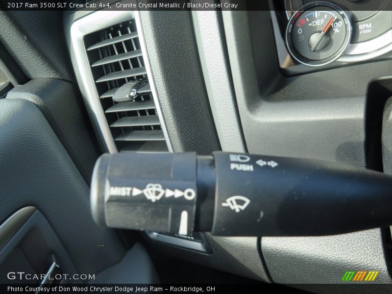 Granite Crystal Metallic / Black/Diesel Gray 2017 Ram 3500 SLT Crew Cab 4x4