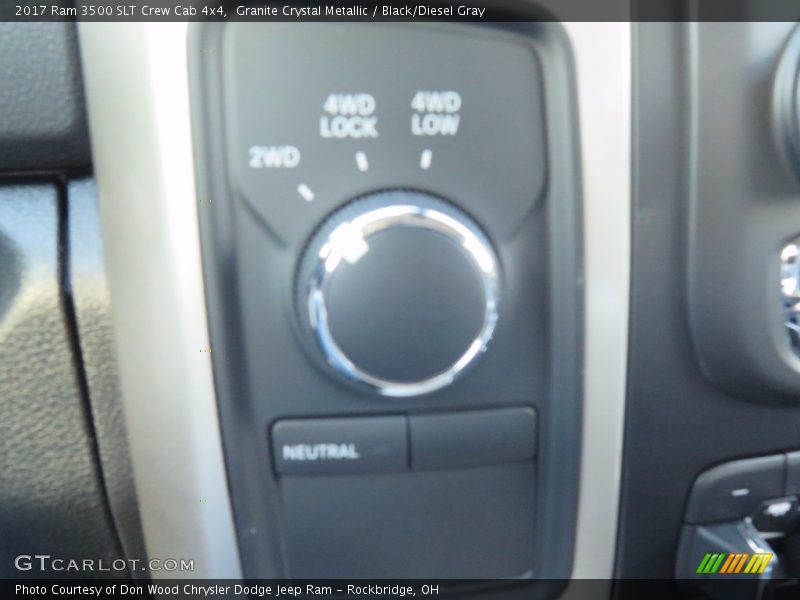 Granite Crystal Metallic / Black/Diesel Gray 2017 Ram 3500 SLT Crew Cab 4x4