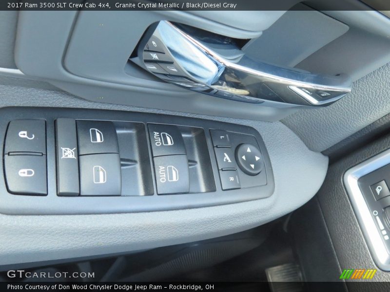 Granite Crystal Metallic / Black/Diesel Gray 2017 Ram 3500 SLT Crew Cab 4x4