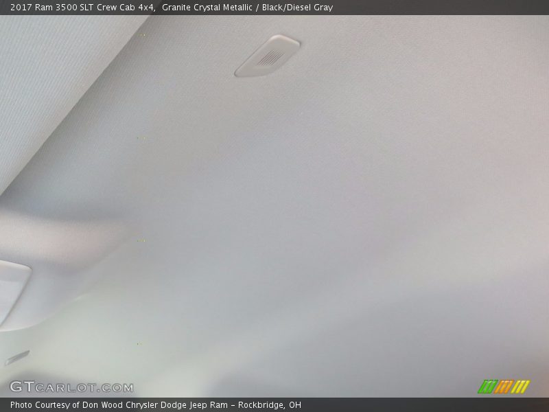 Granite Crystal Metallic / Black/Diesel Gray 2017 Ram 3500 SLT Crew Cab 4x4