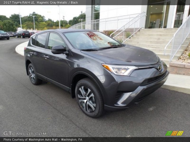 Magnetic Gray Metallic / Black 2017 Toyota RAV4 LE