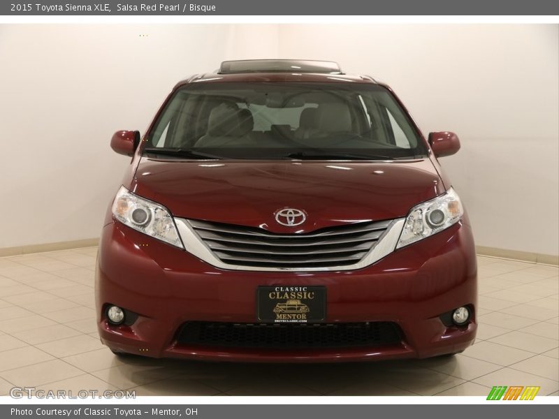 Salsa Red Pearl / Bisque 2015 Toyota Sienna XLE